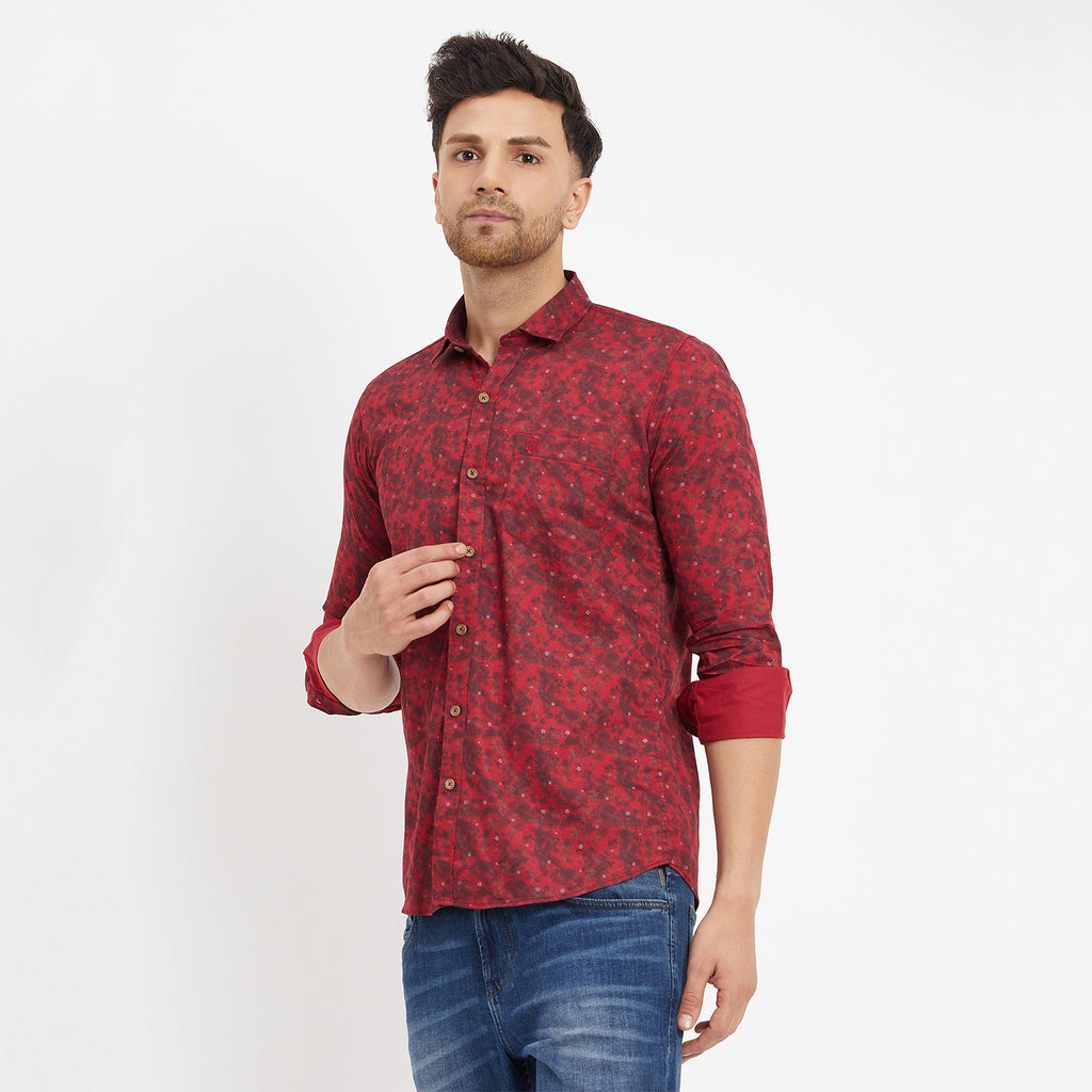 Duke Urban Men Full Sleeve Cotton Shirt (SDO8PRSH)