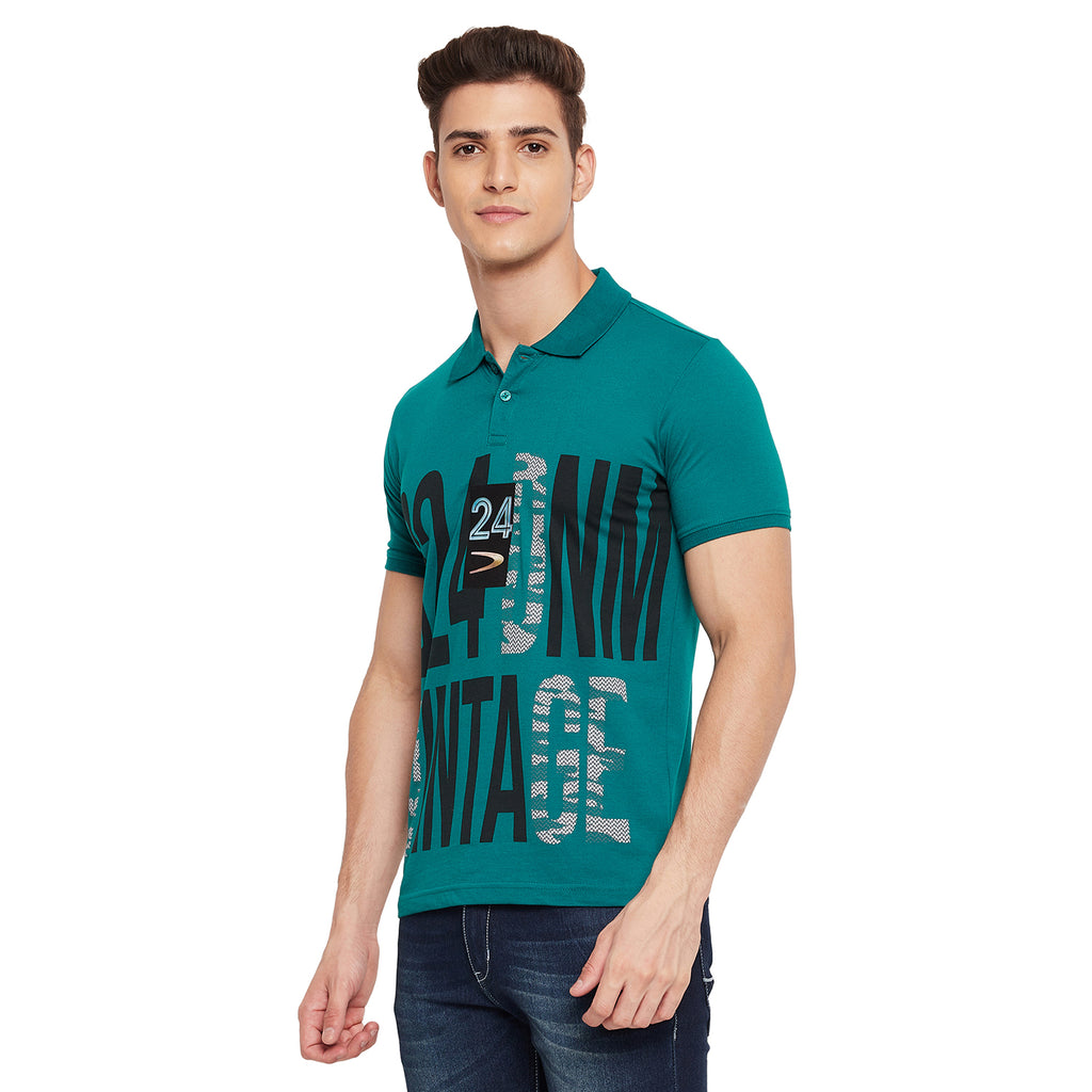 Duke Urban Men Half Sleeve Polo Neck T-Shirt (LQ2423)