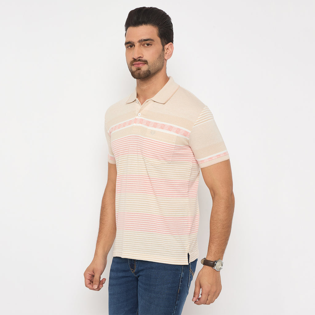 Duke Urban Men Half Sleeve Cotton Tshirt (LF7351)