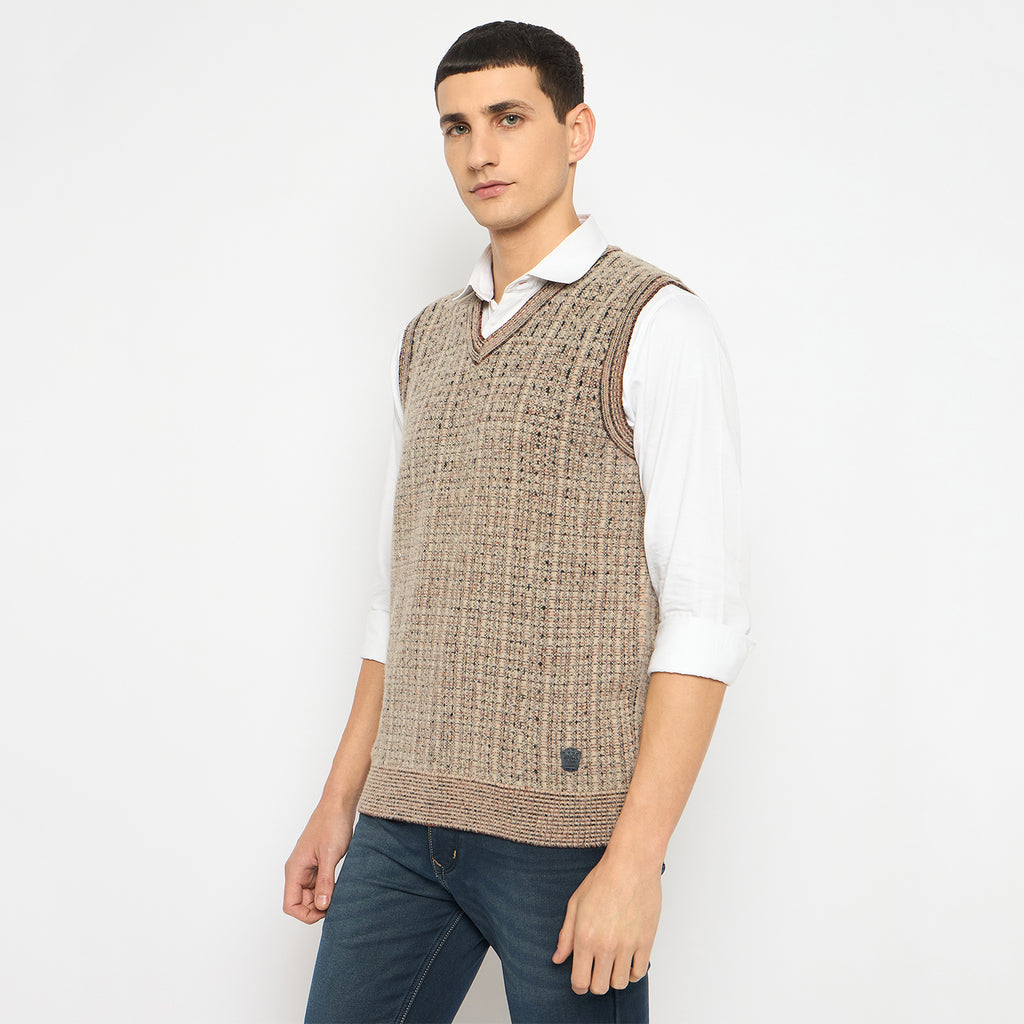 Duke Urban Men Sleeveless V Neck Sweater (SDS2159)