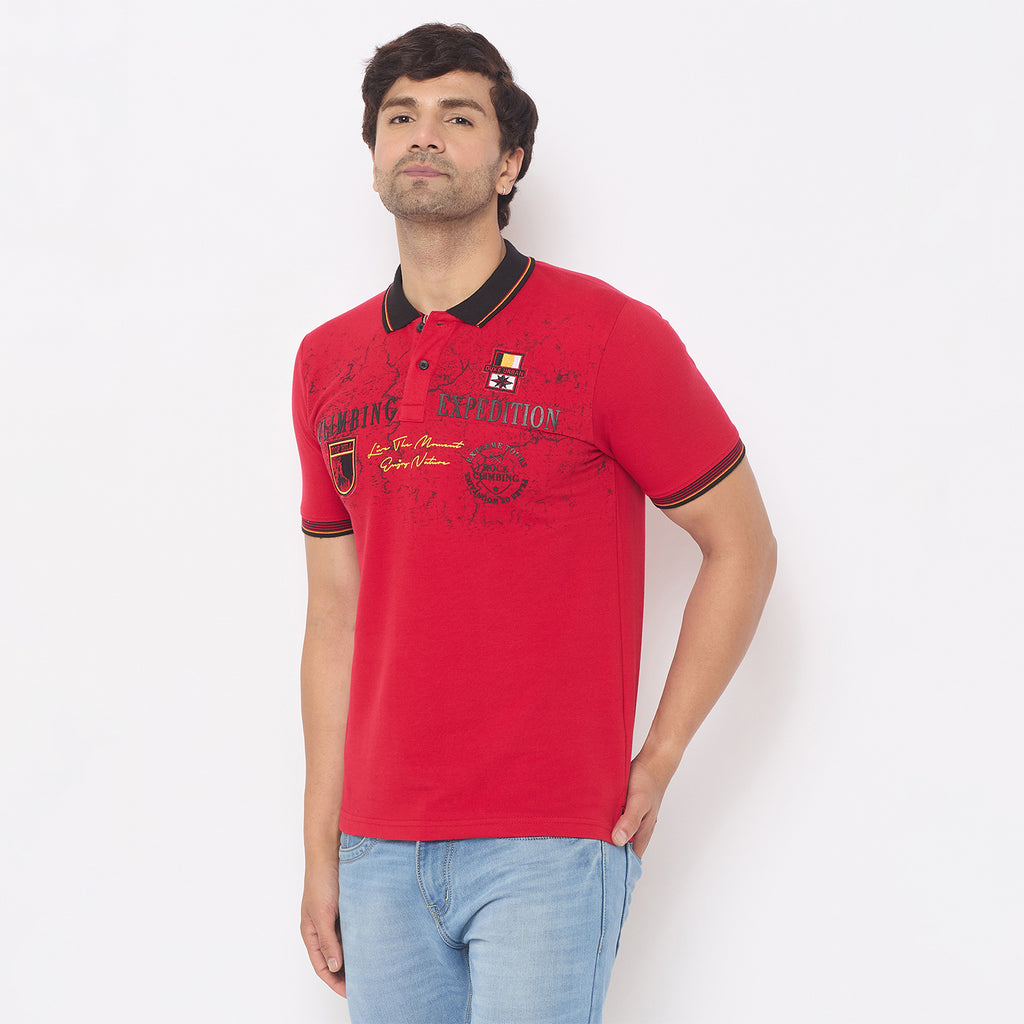 Duke Urban Men Half Sleeve Cotton Tshirt (LF7229)