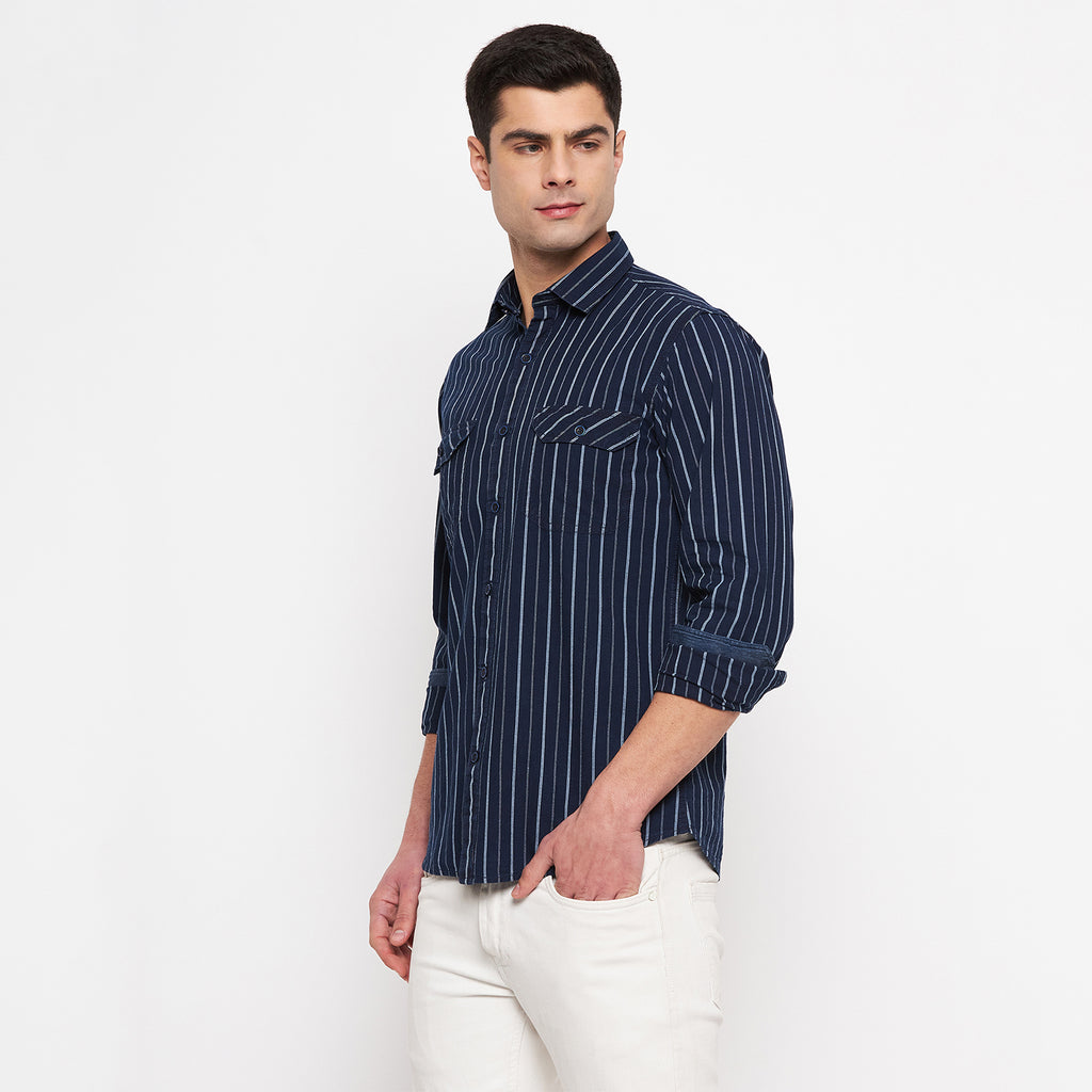 Duke Urban Men Full Sleeve Cotton Shirt (SDO9STI)