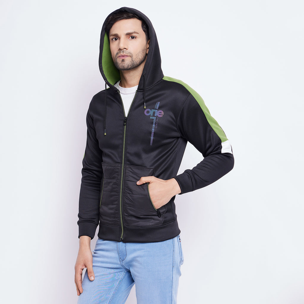 Duke Urban Men Zipper Hooded Sweatshirt (LF6322)