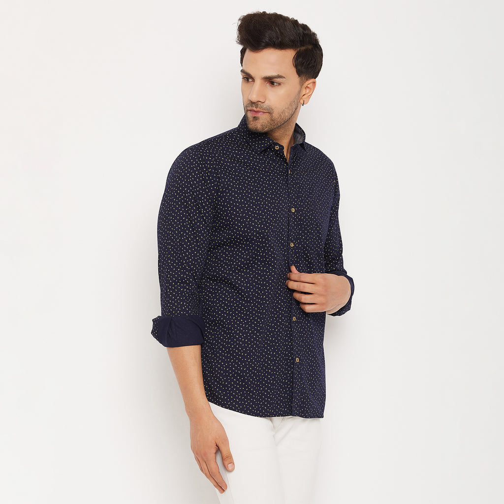Duke Urban Men Full Sleeve Cotton Shirt (SDO8PRTA)