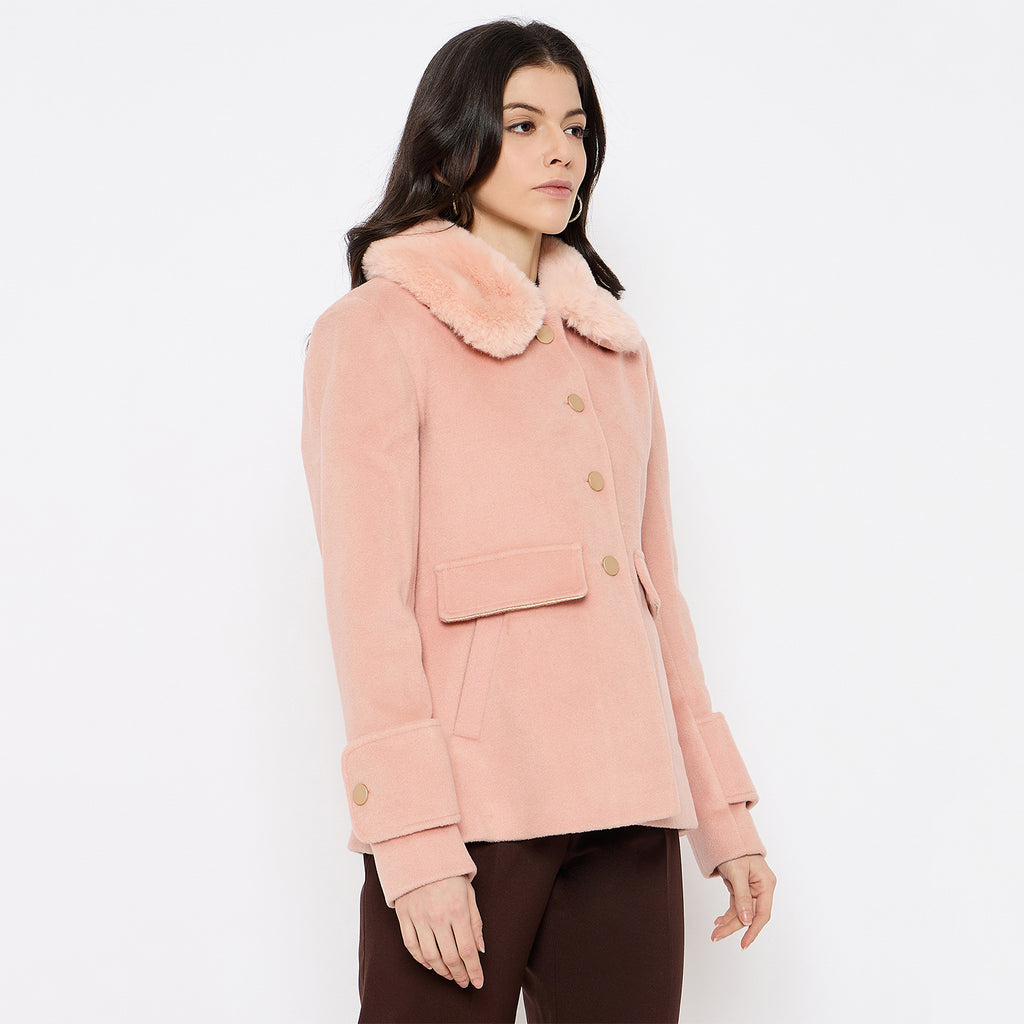 Duke Urban Women Full Sleeve Long Coat (SDZ4177C)