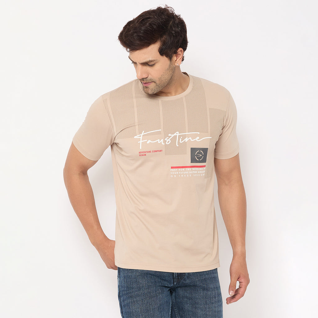 Duke Urban Men Half Sleeve Cotton Tshirt (LF7342)