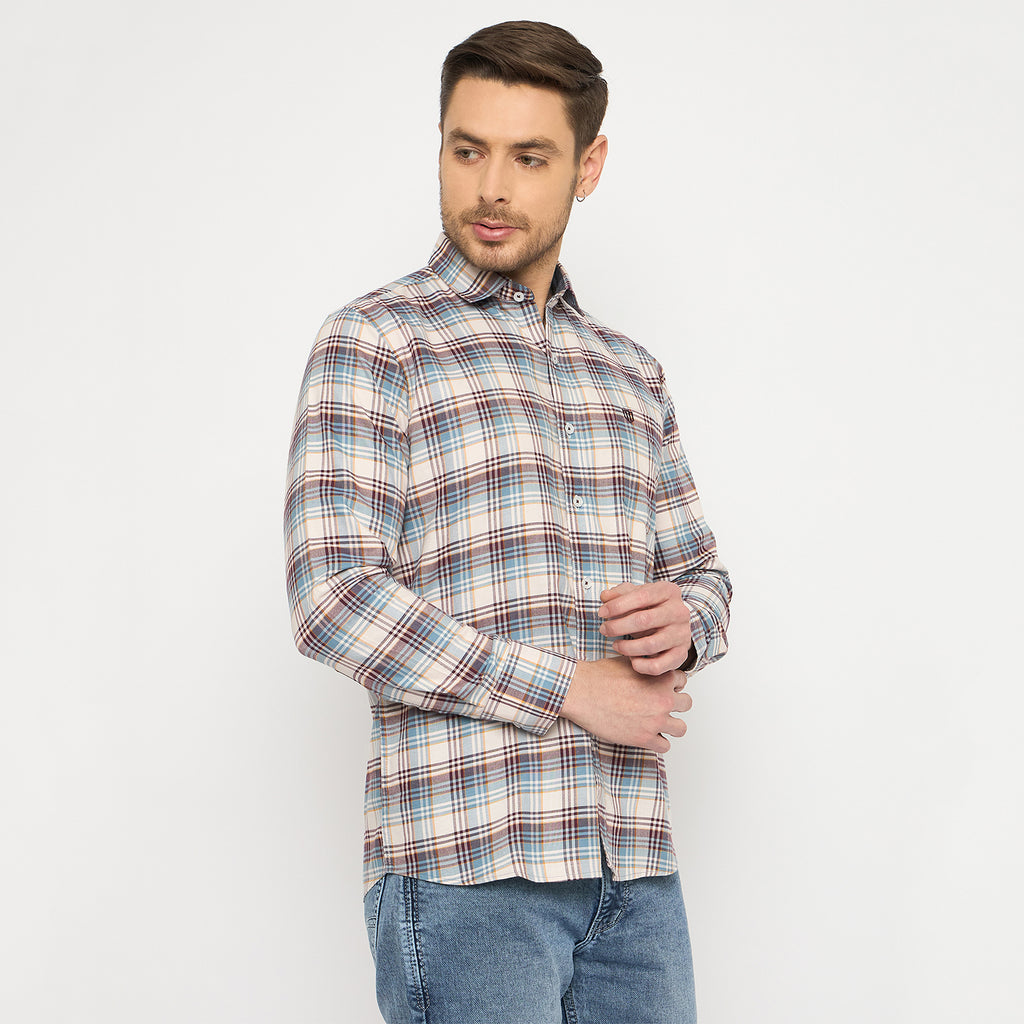 Duke Urban Men Full Sleeve Cotton Shirt (SDO8CKAF)