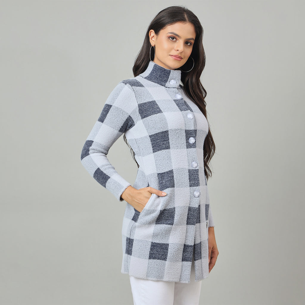 Duke Urban Women Long Coat Regular Sweater (SDS1351)