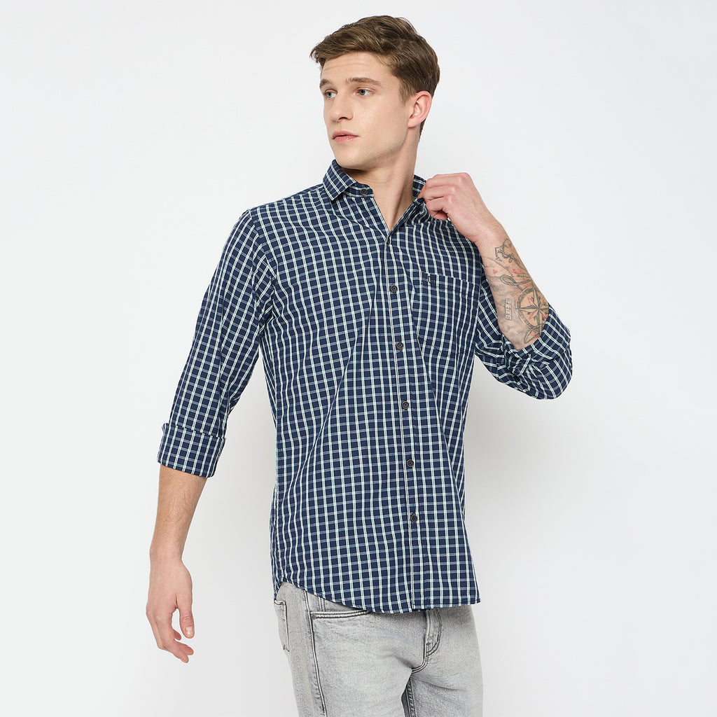 Duke Urban Men Full Sleeve Cotton Shirt (SDO5CKAO)