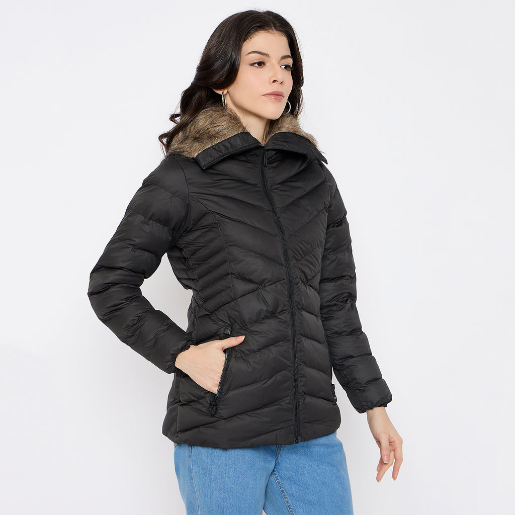 Duke Urban Women Full Sleeve Quilted Jacket (SDZ4168)