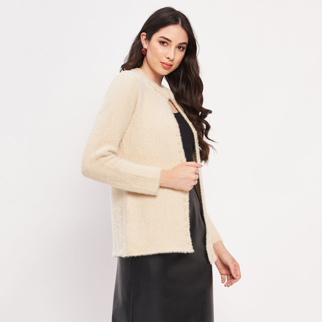 Duke Urban Women Full Sleeve Solid Shrug (LQS9791)