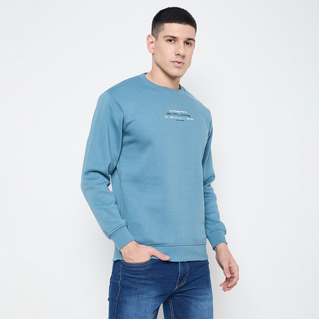 Duke Urban Men Solid Sweatshirt (LF6451)