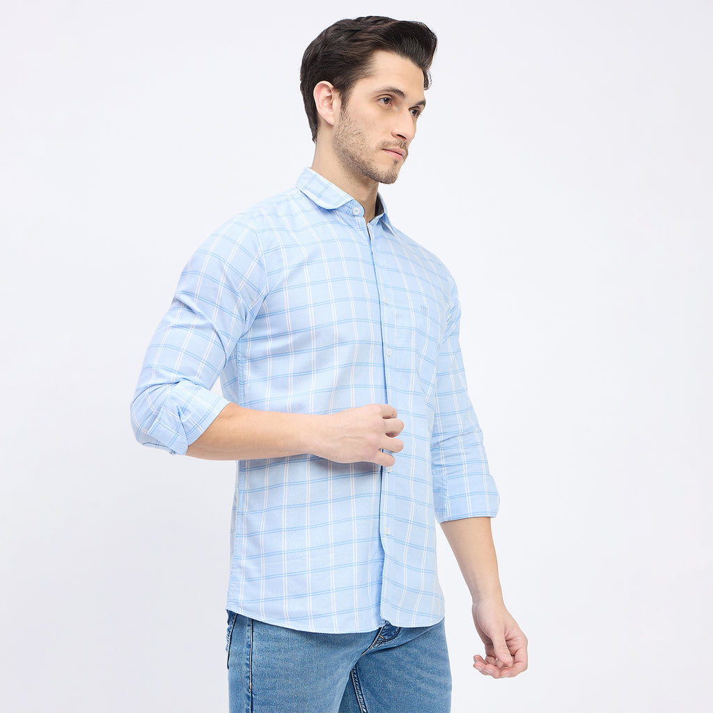Duke Urban Men Full Sleeve Cotton Shirt (SDO8CKAC)