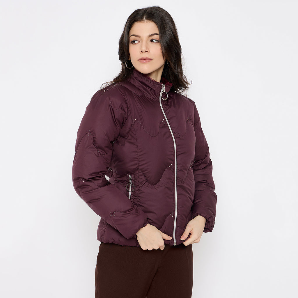 Duke Urban Women Full Sleeve Quilted Jacket (SDZ4133)