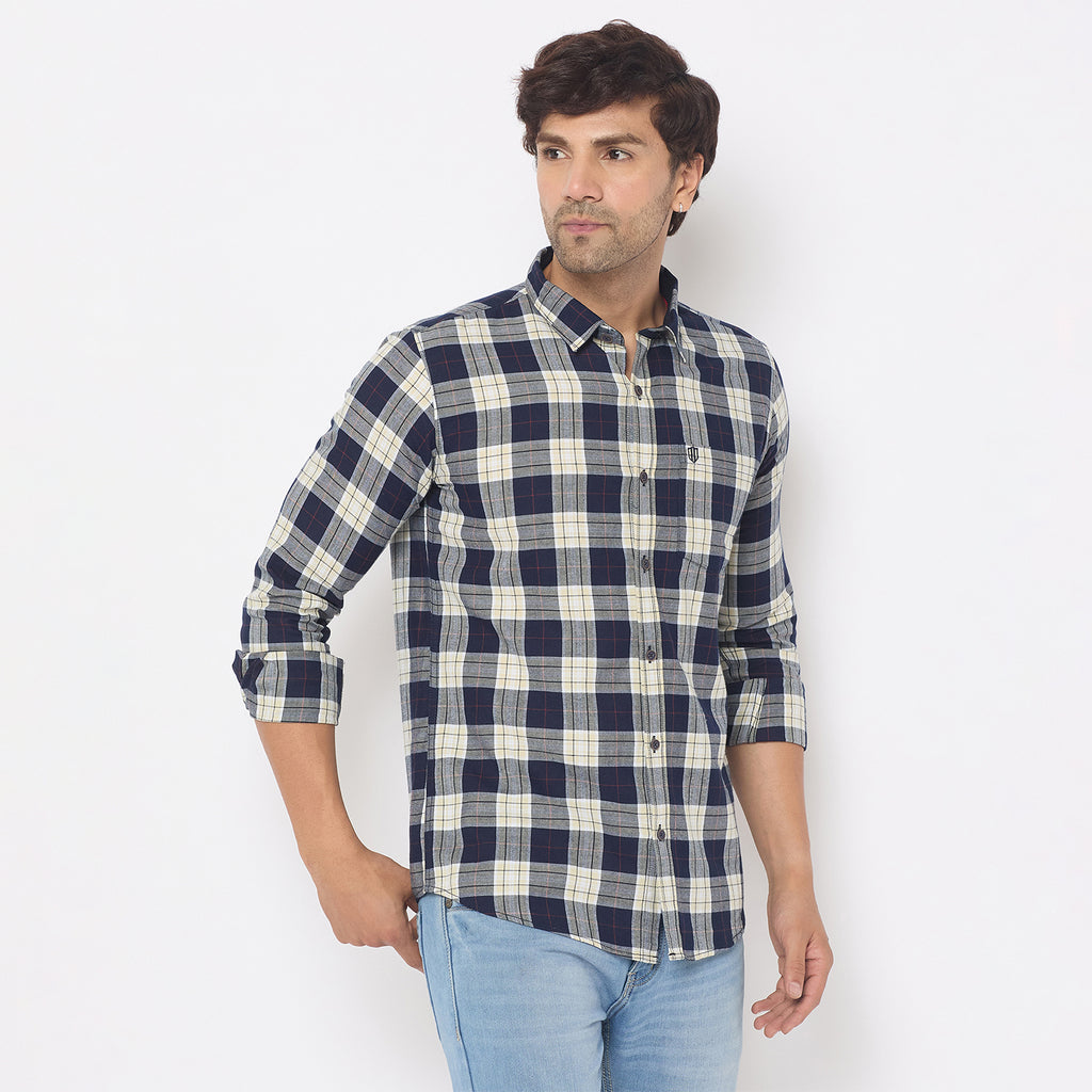 Duke Urban Men Full Sleeve Cotton Shirt (SDO7CKI)