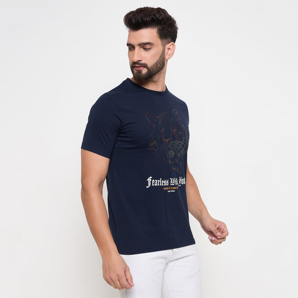 Duke Urban Men Half Sleeve Cotton Tshirt (LF7218)