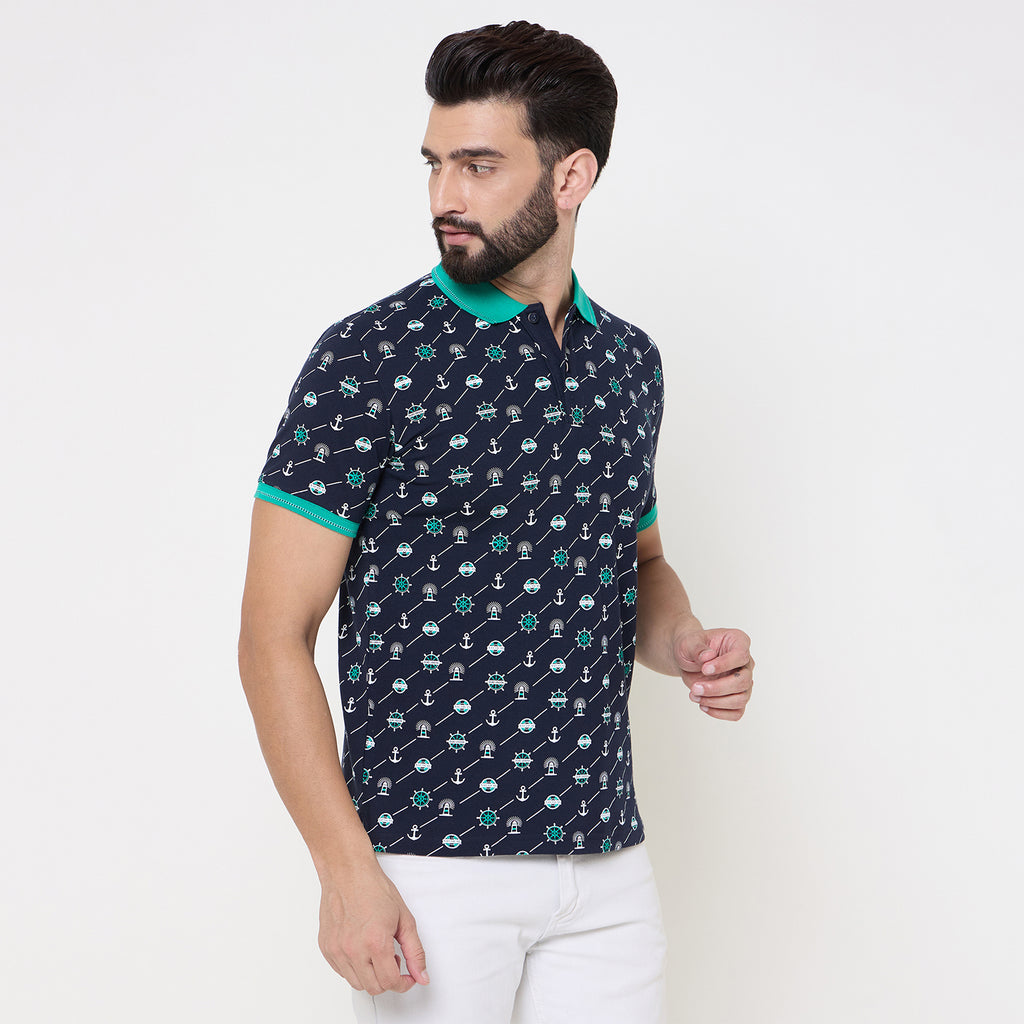 Duke Urban Men Half Sleeve Cotton Tshirt (LF7239)