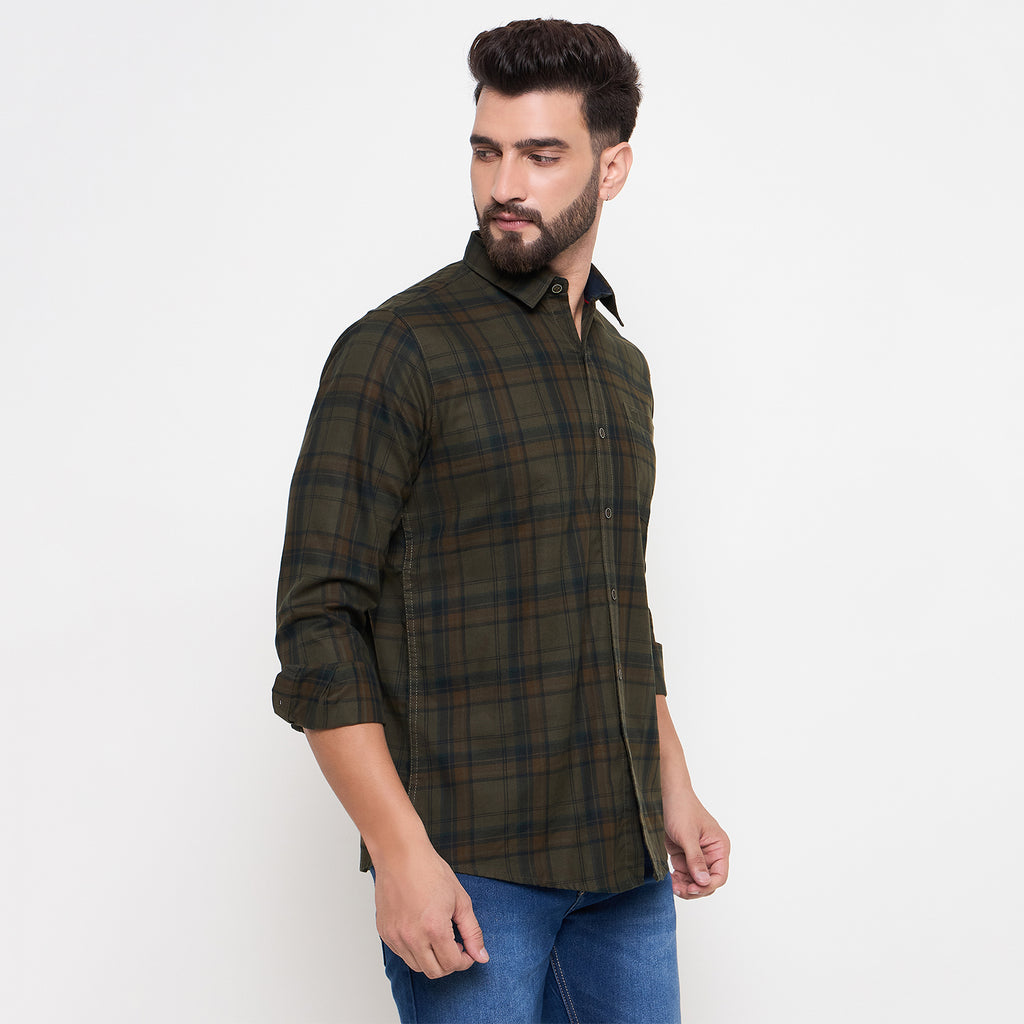 Duke Urban Men Full Sleeve Cotton Shirt (SDO7CKF)
