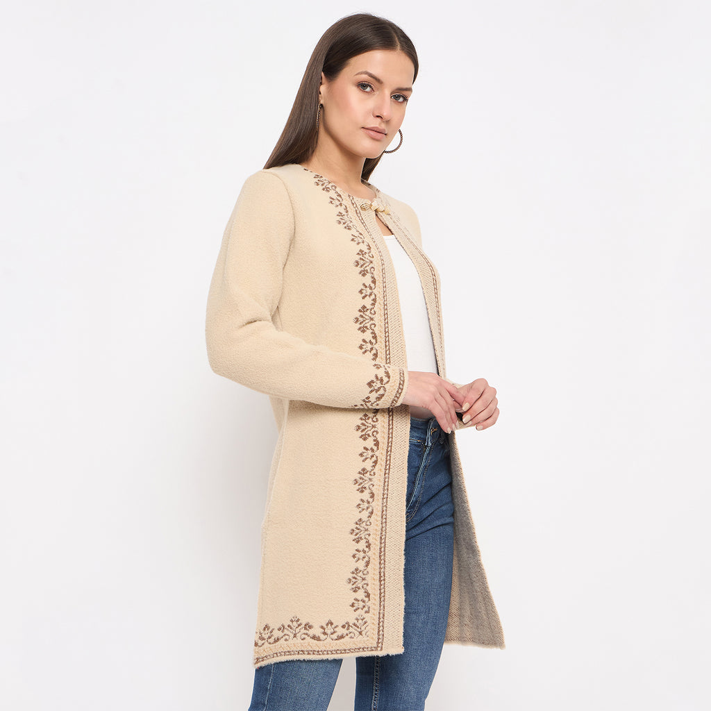 Duke Urban Women Full Sleeve Round Neck Shrug (SDS1258)