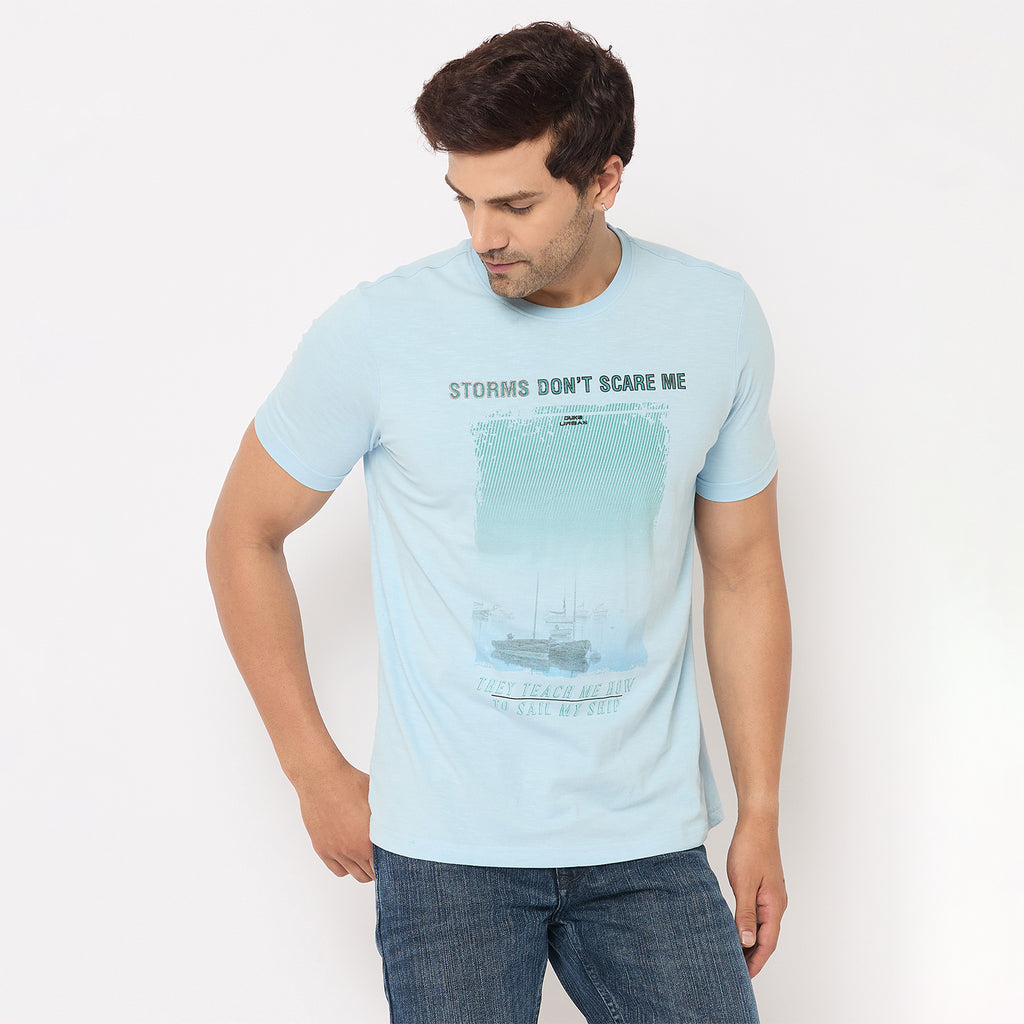 Duke Urban Men Half Sleeve Cotton T-shirt (LF7284)