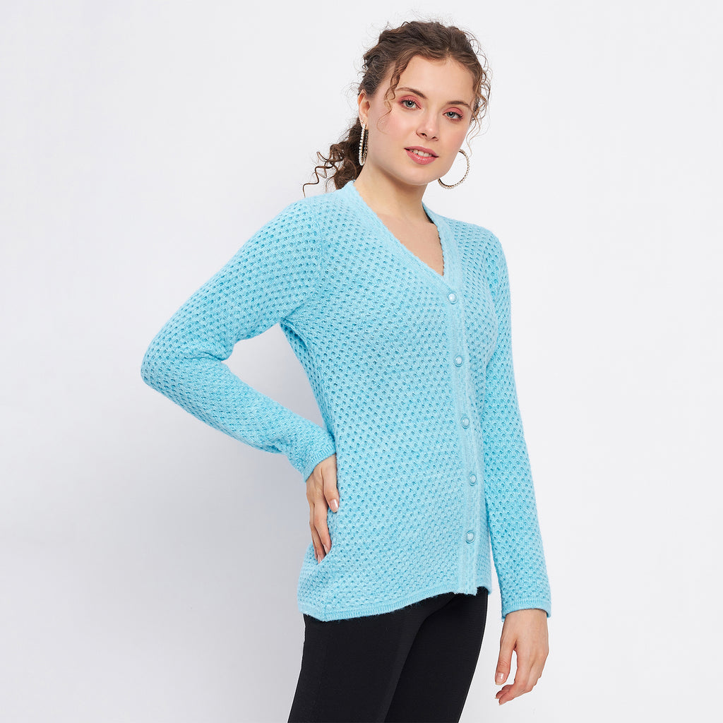 Duke Urban Women Full Sleeve Self Design Cardigan (SDS1135)