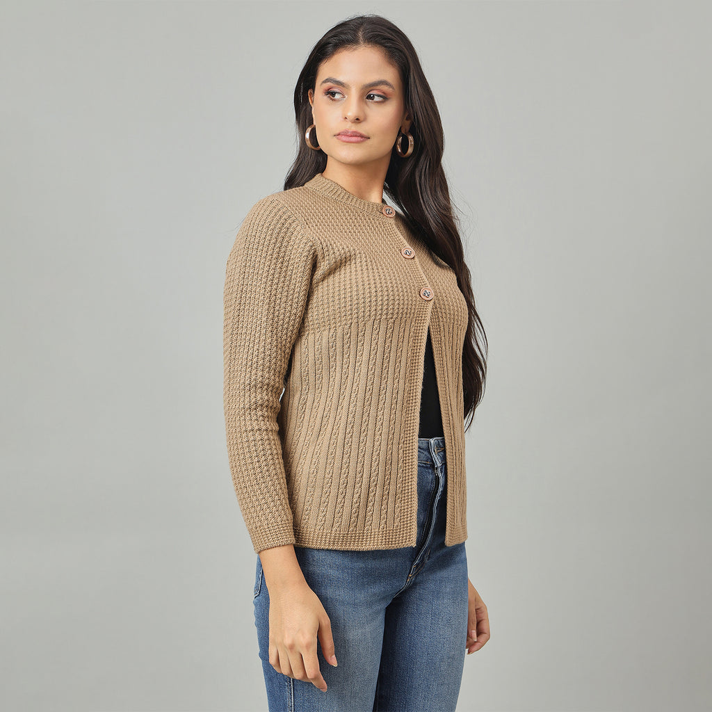 Duke Urban Women Front Open Regular Sweater (SDS1341)