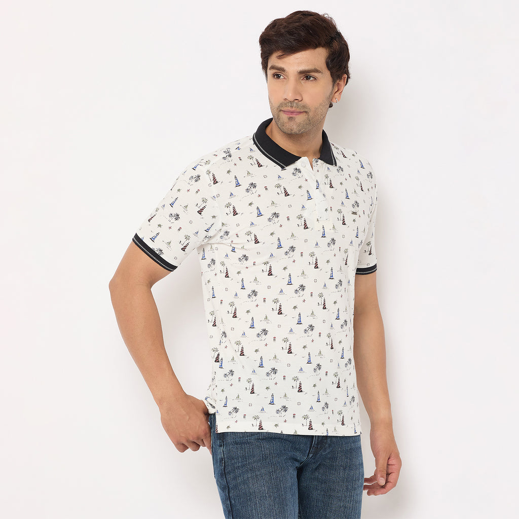 Duke Urban Men Half Sleeve Cotton Tshirt (LF7168)