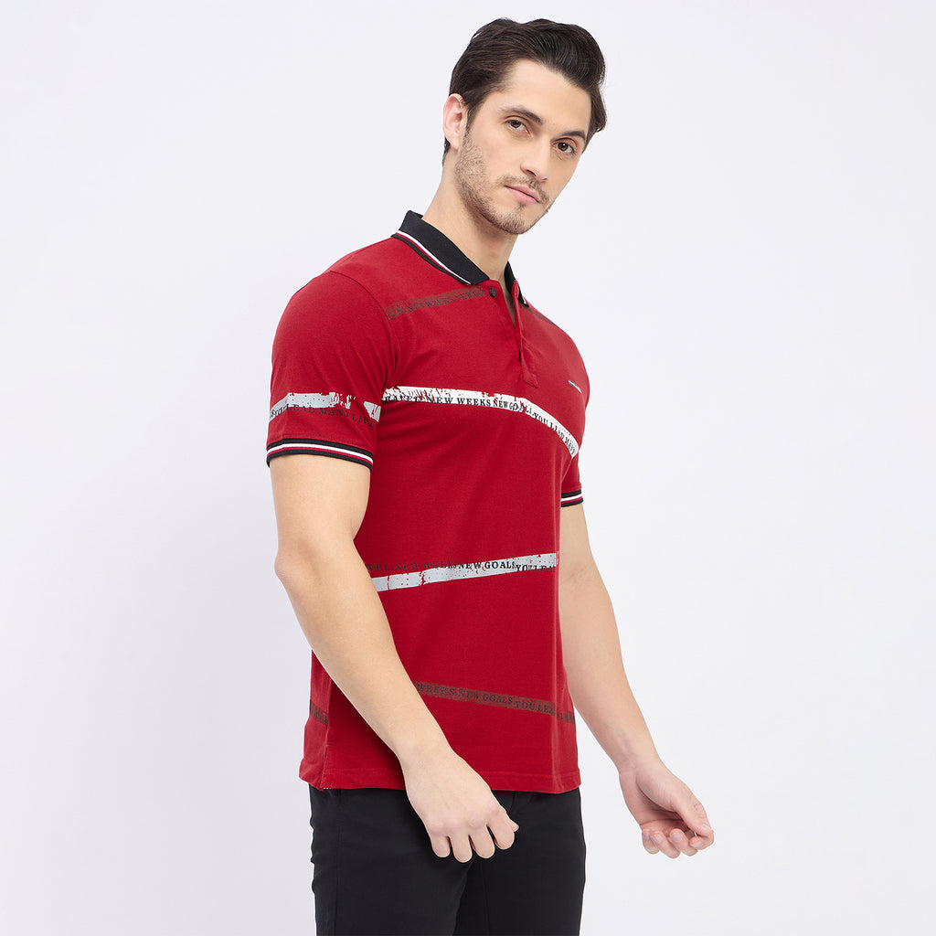 Duke Urban Men Half Sleeve Cotton T-shirt (LF7149)