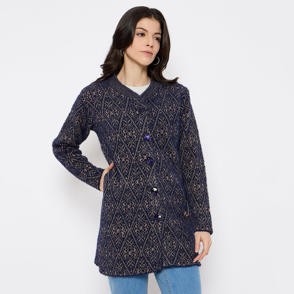 Duke Urban Women Full Sleeve Long Sweater (SDS1217)