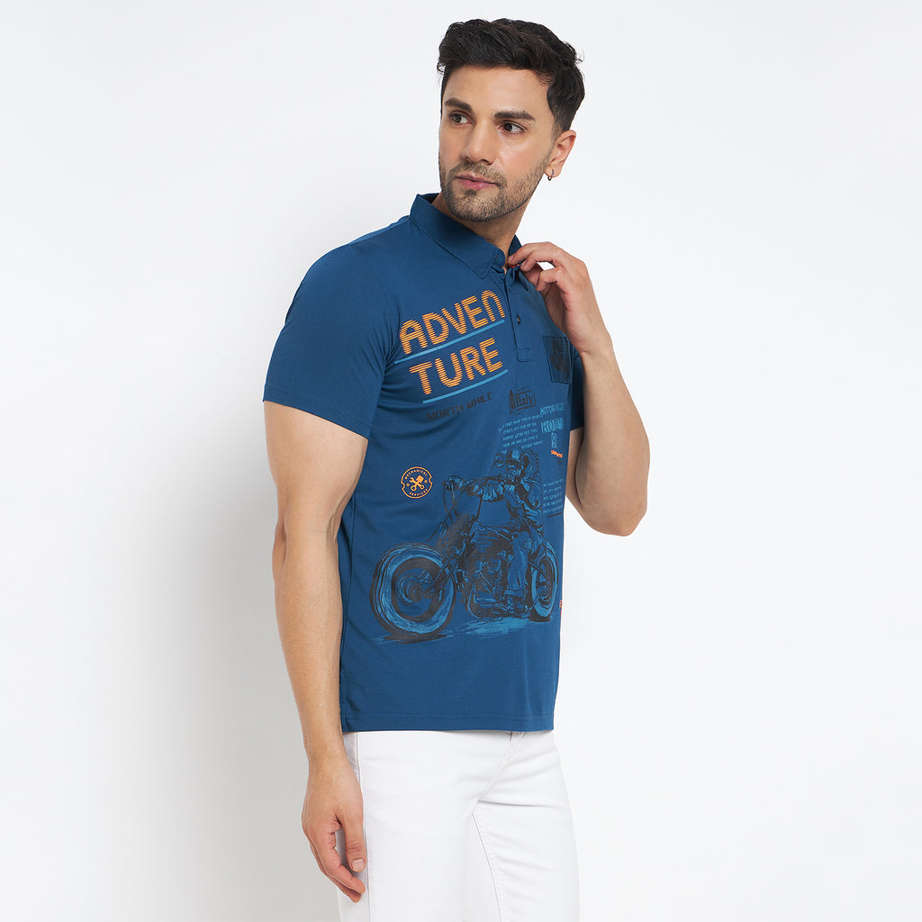 Duke Urban Men Half Sleeve Cotton T-shirt (LF7088)