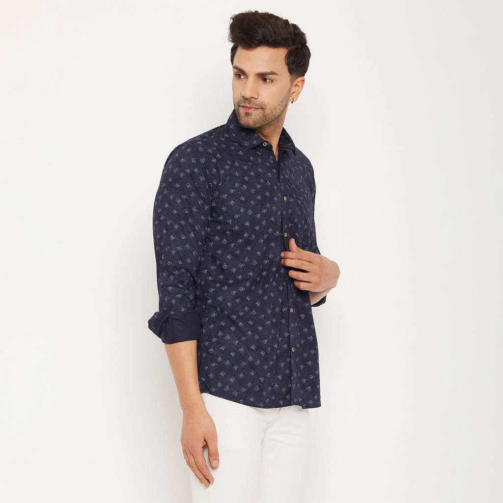 Duke Urban Men Full Sleeve Cotton Shirt (SDO8PRSB)