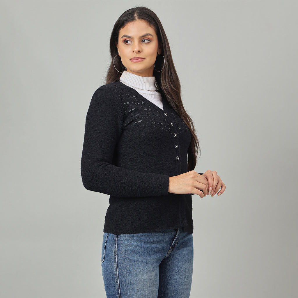 Duke Urban Women Front Open Short Sweater (SDS1407)