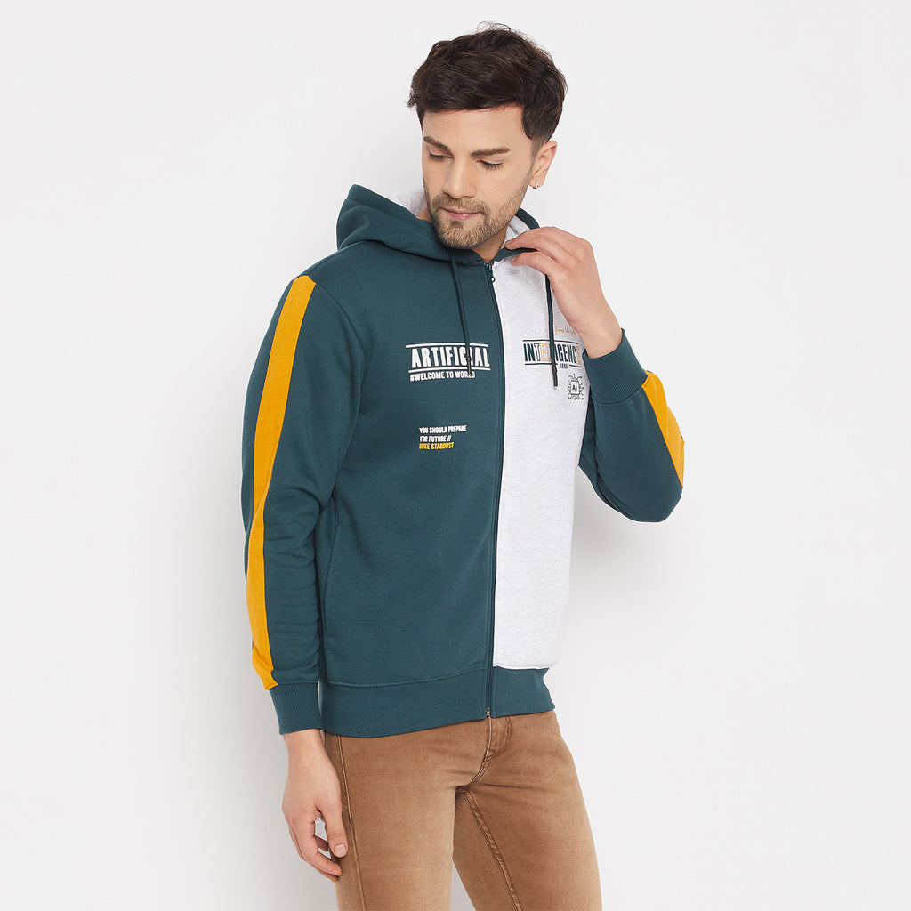 Duke Urban Men Hooded Zipper Sweatshirt (LF6309)