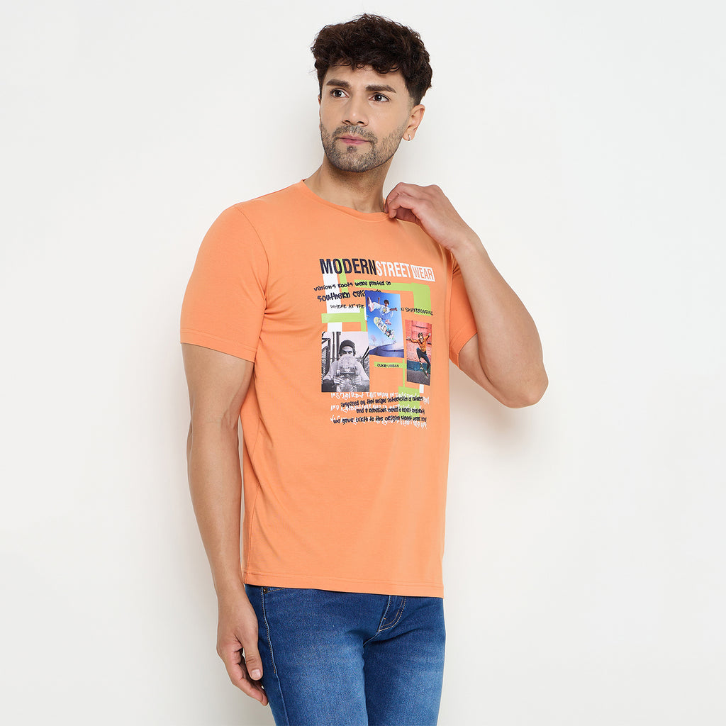 Duke Urban Men Half Sleeve Cotton Tshirt (LF7219)