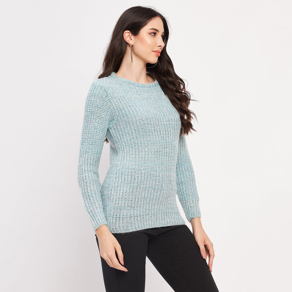 Duke Urban Women Full Sleeve Woven Sweater (LQS9778)