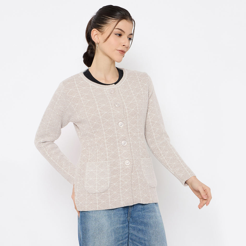 Duke Urban Women Full Sleeve Front Open Sweater (SDS1285)