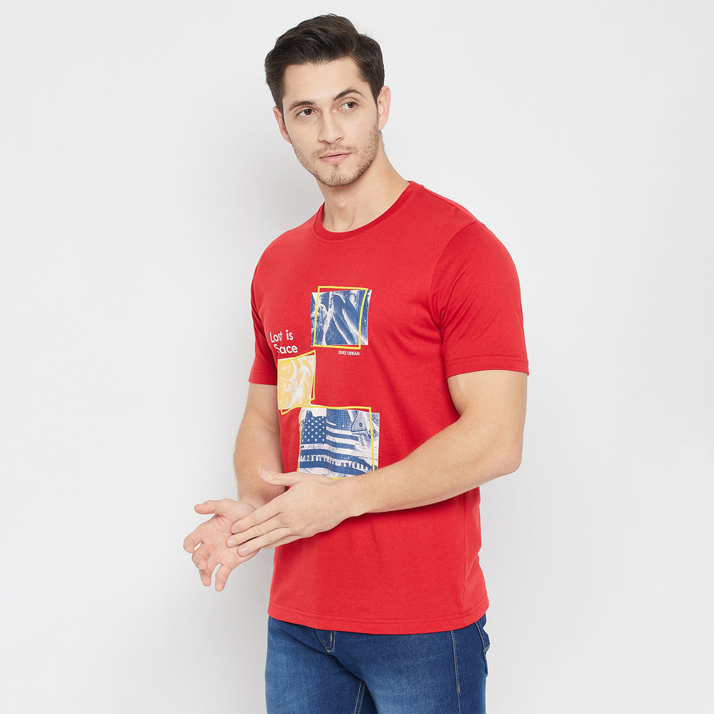 Duke Urban Men Half Sleeve Cotton T-shirt (ONLF287)