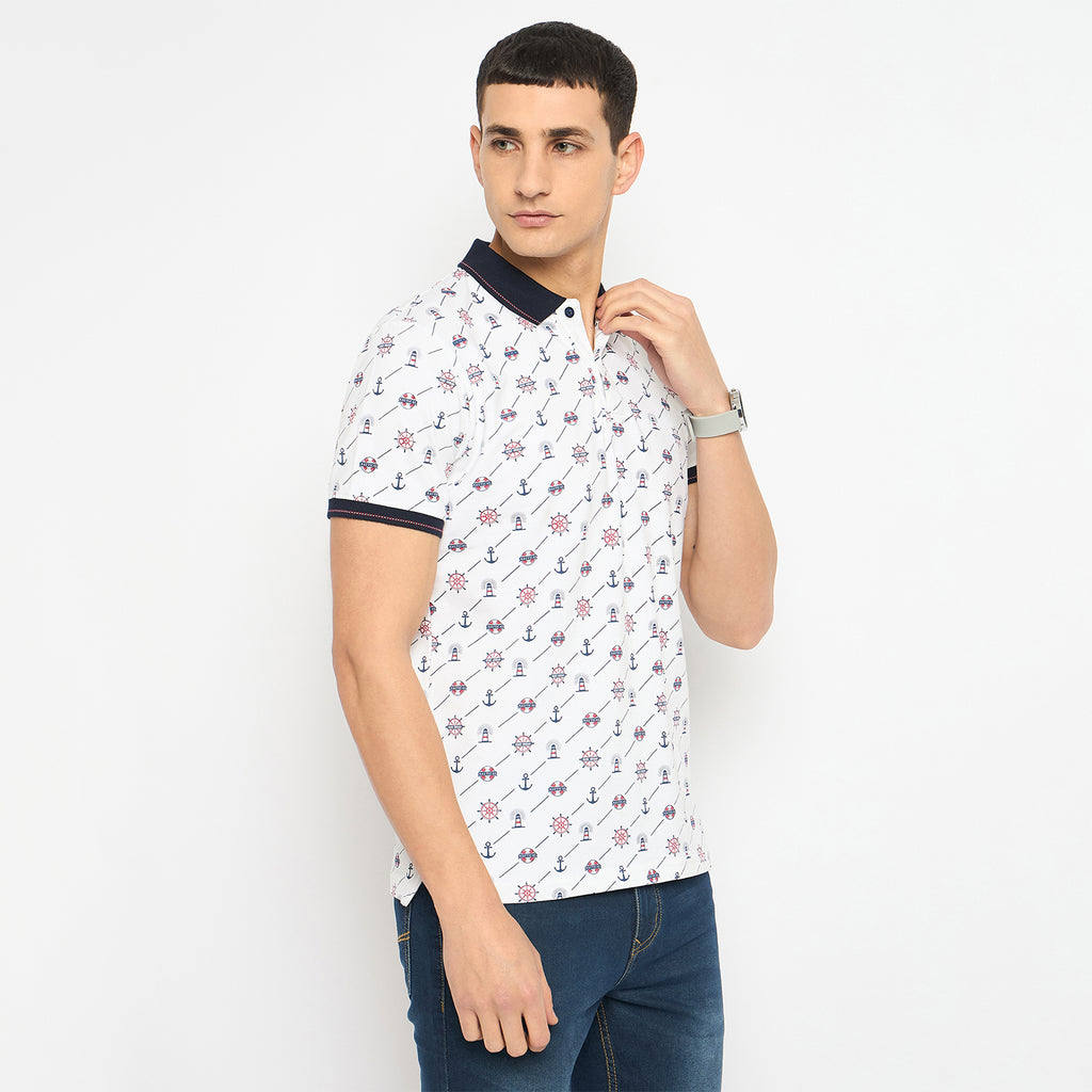 Duke Urban Men Half Sleeve Cotton Tshirt (LF7239)