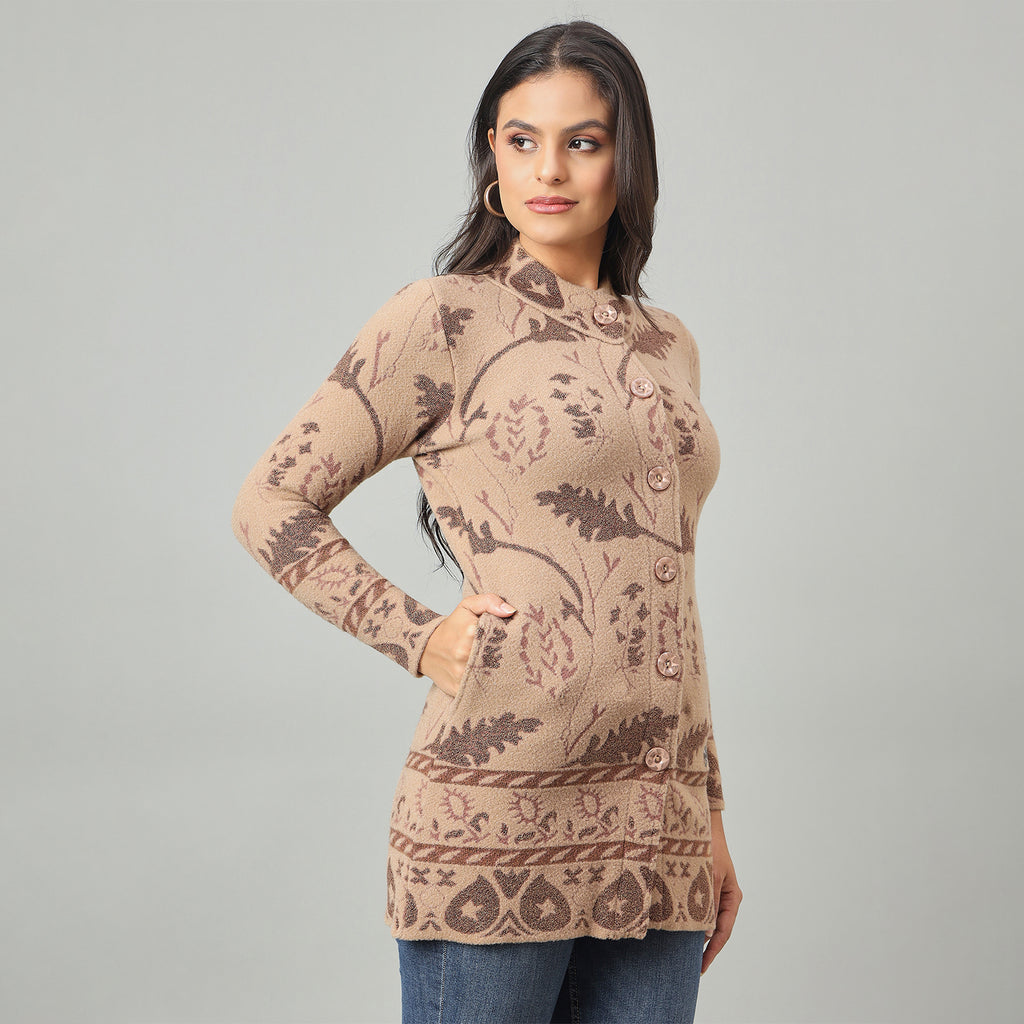 Duke Urban Women Long Coat Shortstyle Sweater (SDS1305)