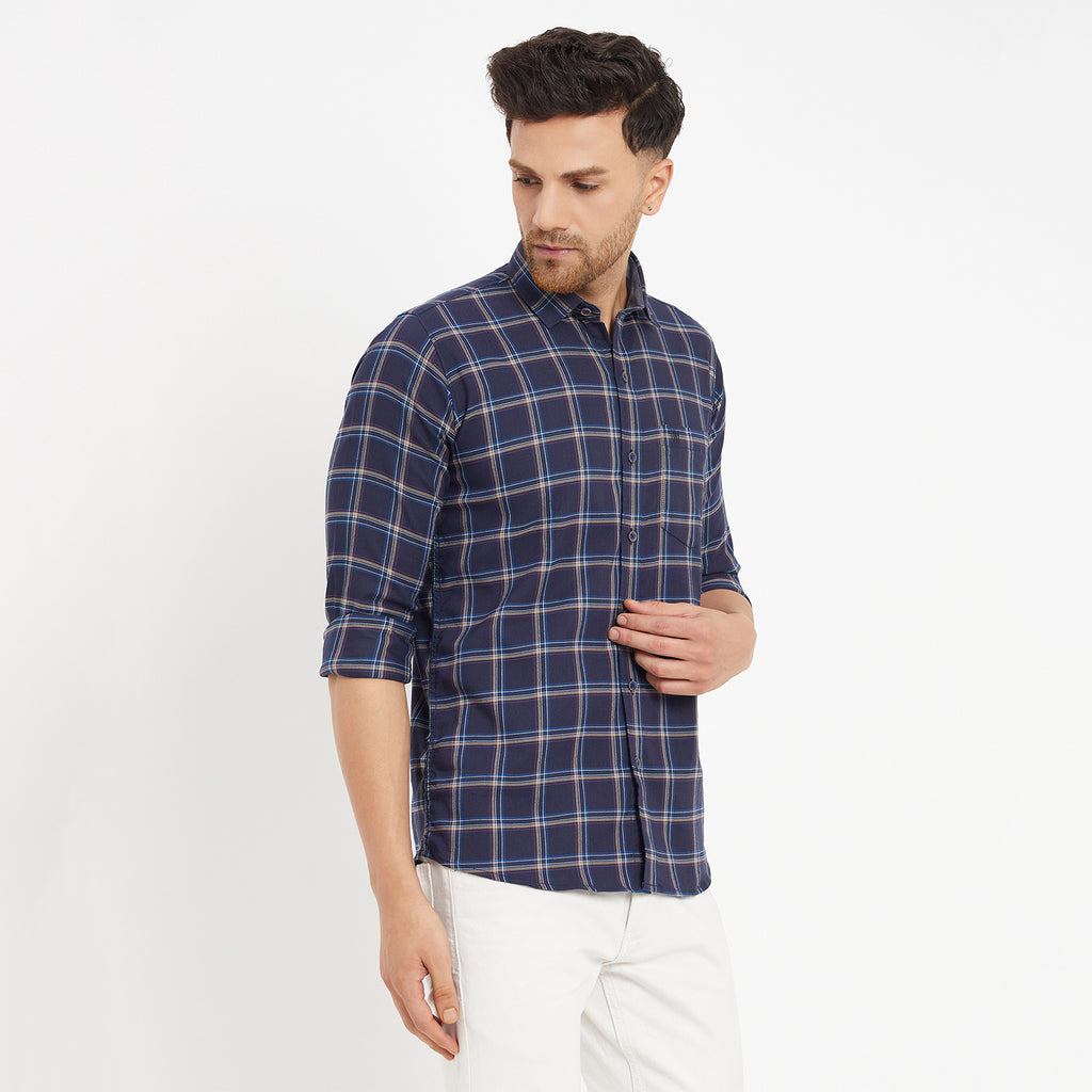 Duke Urban Men Full Sleeve Cotton Shirt (SDO8CKTU)