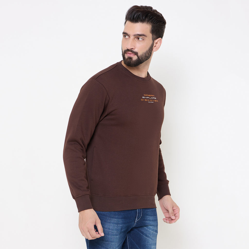 Duke Urban Men Solid Sweatshirt (LF6451)