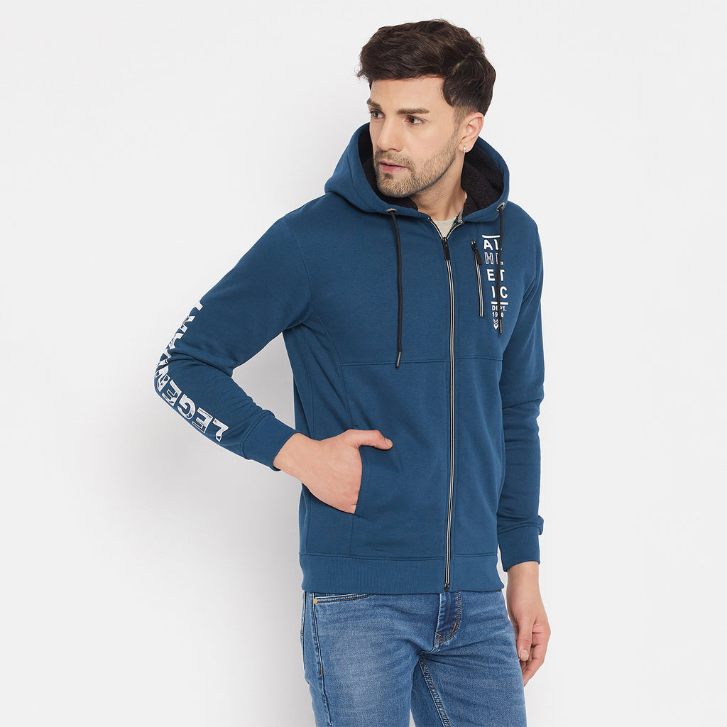 Duke Urban Men Hooded Zipper Sweatshirt (LF6261)