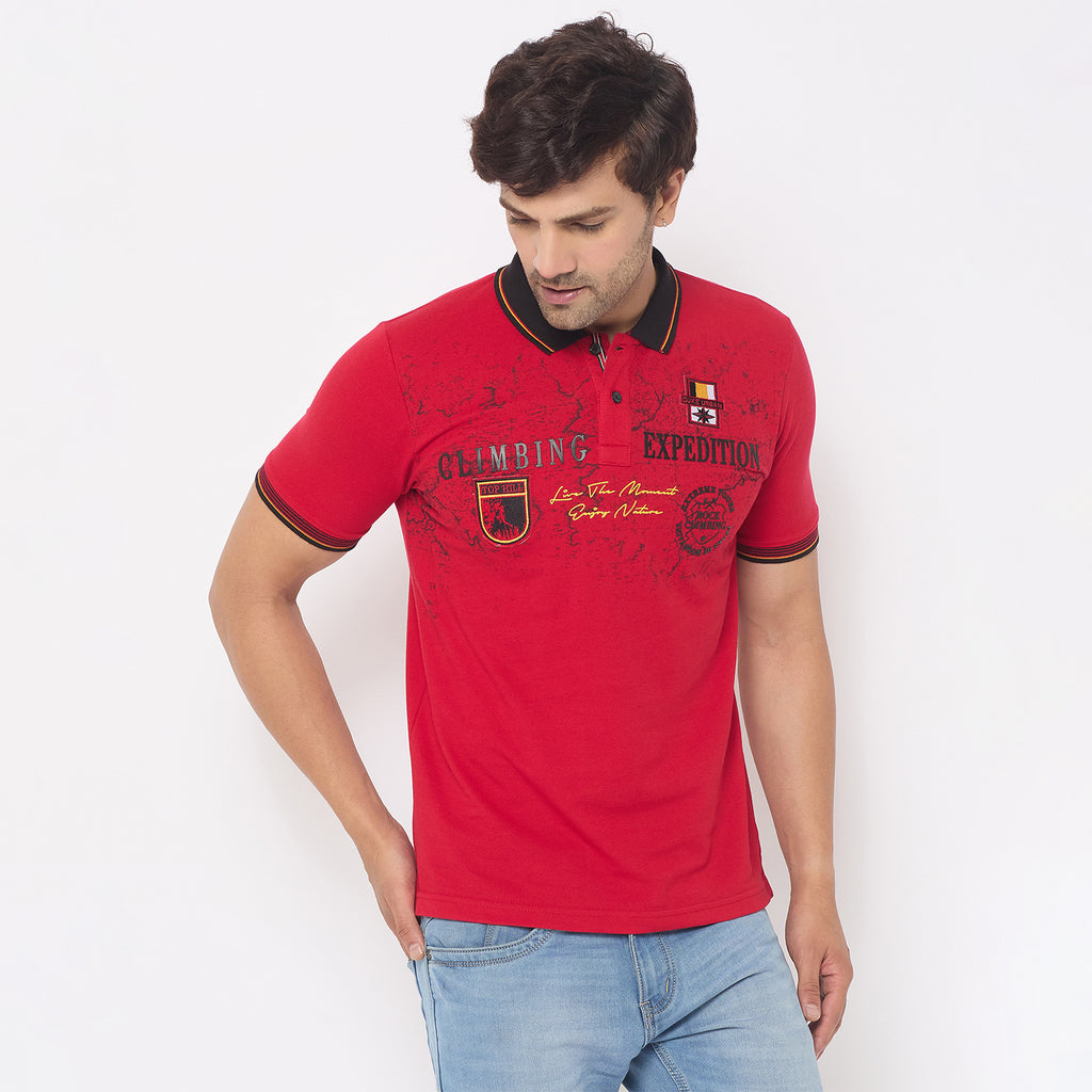 Duke Urban Men Half Sleeve Cotton Tshirt (LF7229)