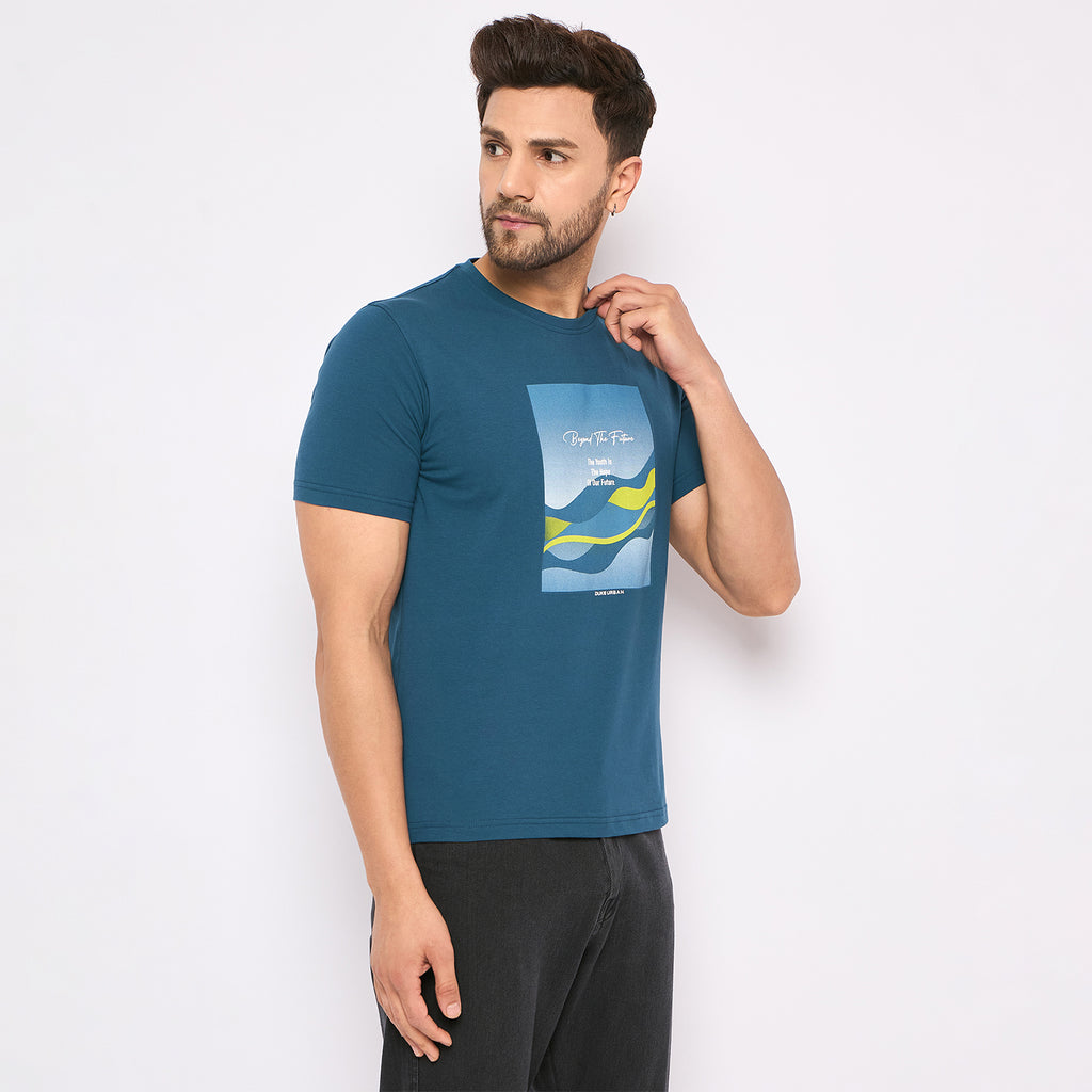 Duke Urban Men Half Sleeve Cotton T-shirt (LF7289)