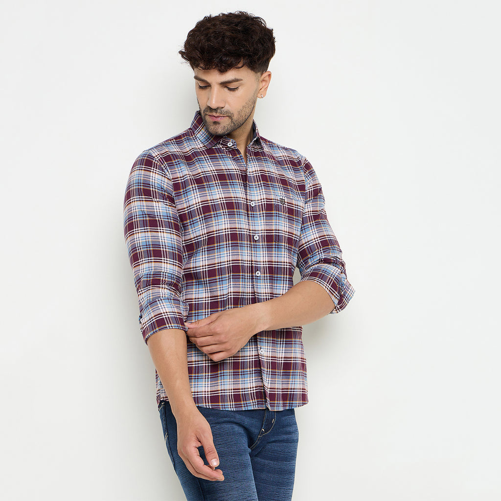 Duke Urban Men Full Sleeve Cotton Shirt (SDO8CKAF)