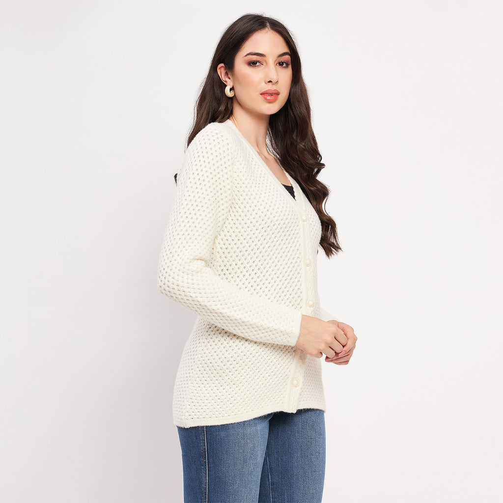 Duke Urban Women Full Sleeve Self Design Cardigan (SDS1135)