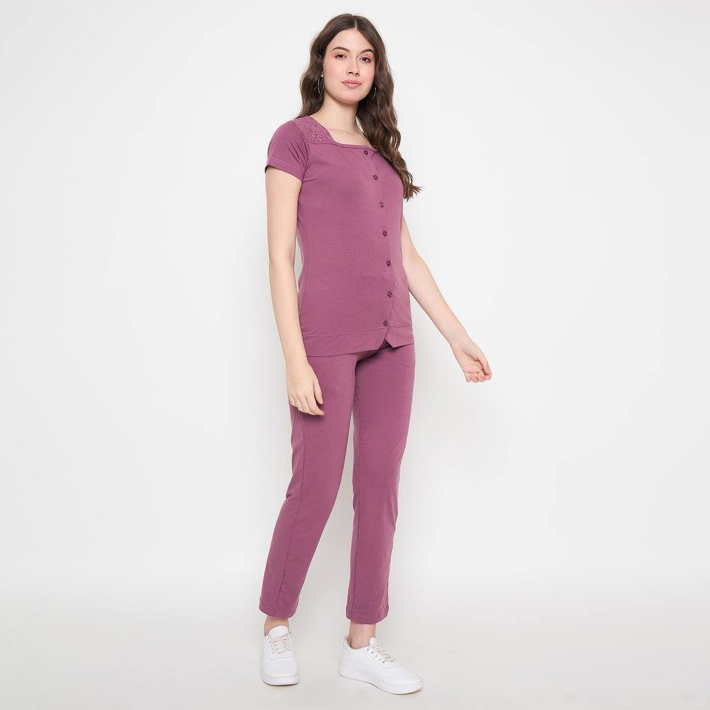 Duke Urban Women Half Sleeve Top & Lower Set  (LFX7816)