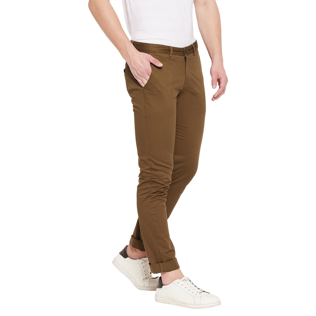 Duke Urban Men Solid Cotton Trousers (SDT4137)