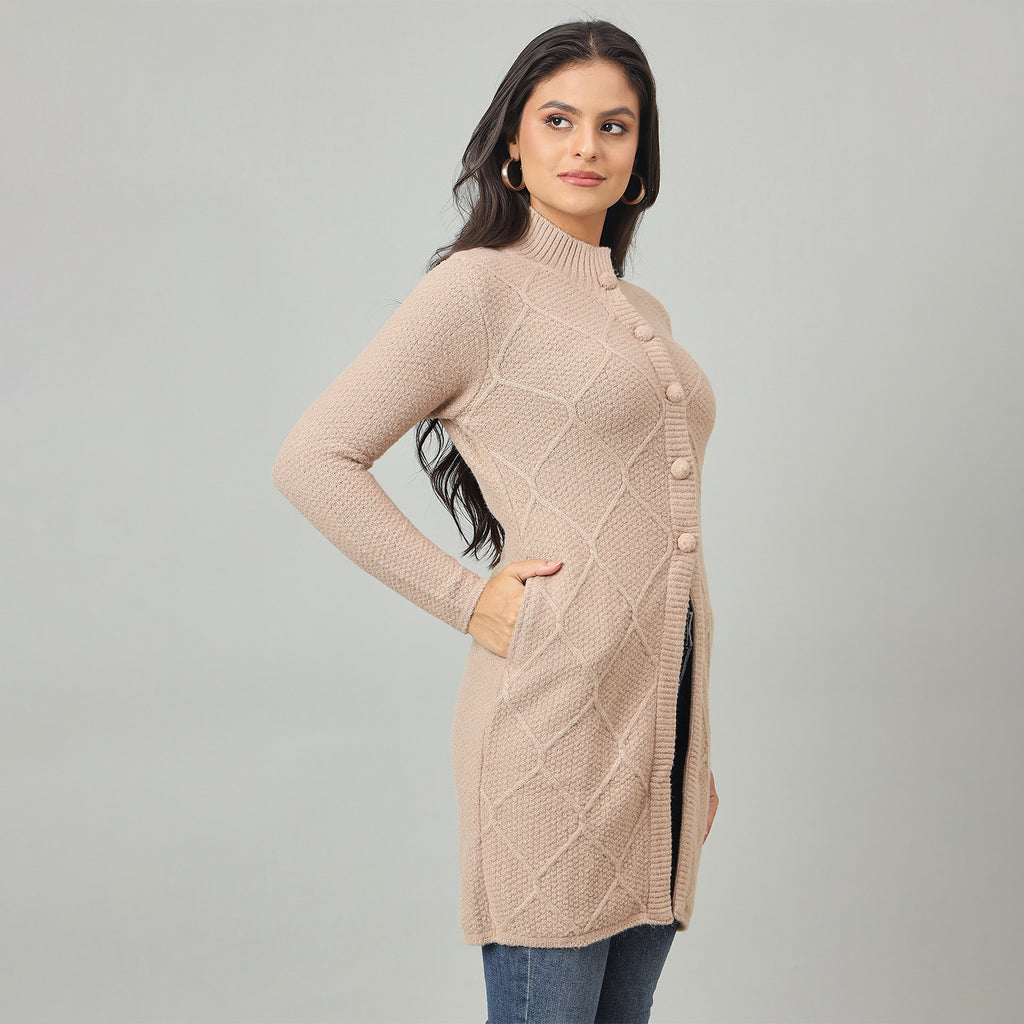 Duke Urban Women Long Coat Regular Sweater (SDS1335)