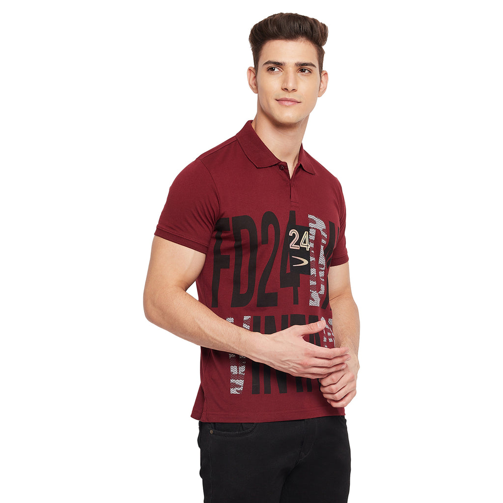Duke Urban Men Half Sleeve Polo Neck T-Shirt (LQ2423)